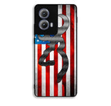 Camo American Flag 2nd Motorola Moto Edge 2024 Case FE8037
