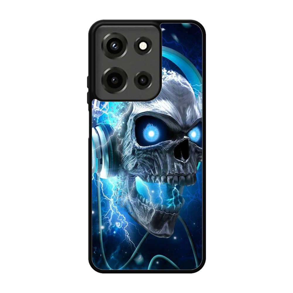 Skull Blue Motorola Moto G 5G 2025 Case FE8303