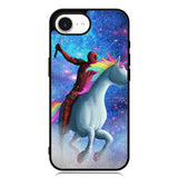 Deadpool on a Unicorn iPhone 16e Case