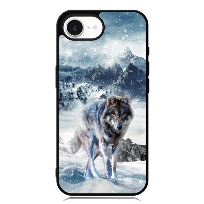 White Wolf iPhone 16e Case