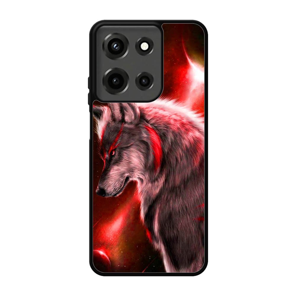 Cool Wolf Red Motorola Moto G 5G 2025 Case FE6917