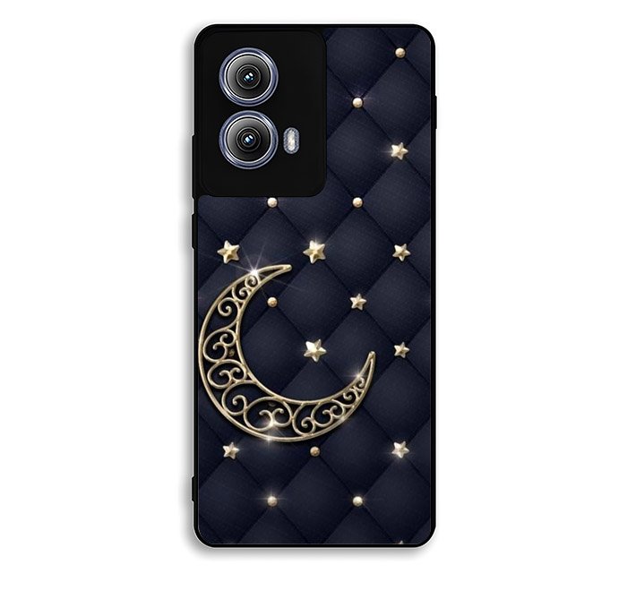 Golden Stars and Moon Motorola Moto Edge 2024 Case FE3651