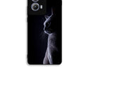 Cat Black White Motorola Moto Edge 2024 Case FE6676