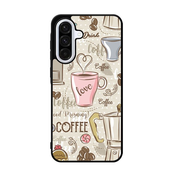Coffee Wallpaper Cute Samsung Galaxy A36 Case FE6189