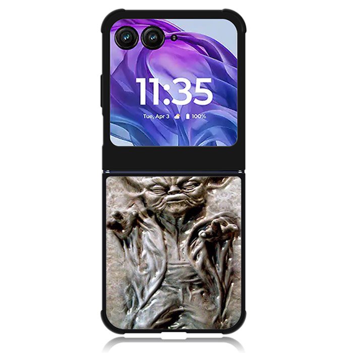 Star Wars Master Yoda in Carbonite Motorola Moto Razr 2024 , Moto Razr 50 Case