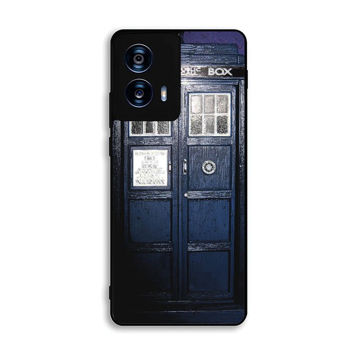 Dark Blue Tardis Doctor Who Toy Motorola Moto G Power 5G 2024 Case FE3799