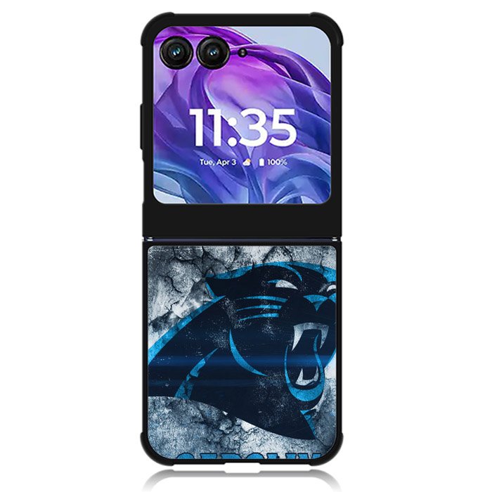 Carolina Panthers 1st Motorola Moto Razr 2024 , Moto Razr 50 Case