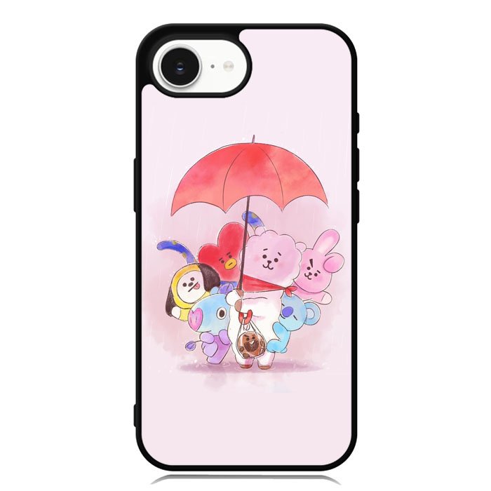 BT21 RJ Shooky Mang Koya iPhone 16e Case