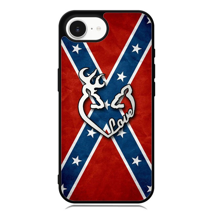 Deer Camo Love Rebel iPhone 16e Case