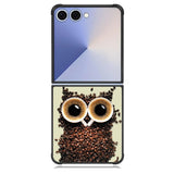 Coffee owl Samsung Galaxy Z Flip 7 Case