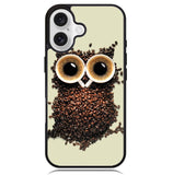 Coffee owl iPhone 16 Case