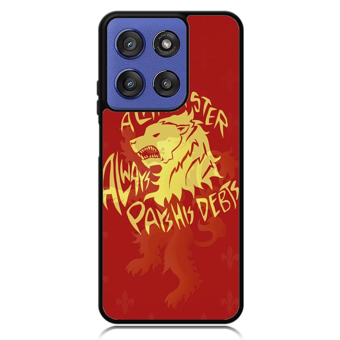 House Lannisters Sigil Red Lion Z0711 Motorola Moto G Stylus 5G 2025 Case
