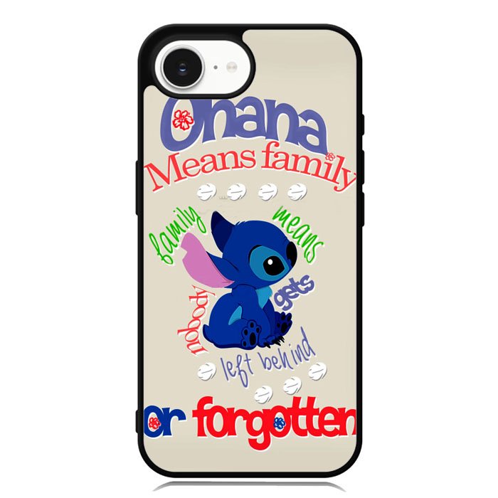 Stitch Disney Ohana Means Family iPhone 16e Case