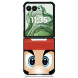 Mario Face Motorola Moto Razr+ Plus 2024/2025 Case, Motorola Razr 50 Ultra/50s Ultra Case