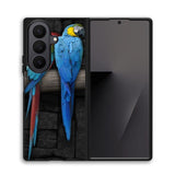 Cute Couple of Birds Parrot Pair Couple Animal Bird Samsung Galaxy Z Fold 7 Case