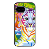 Neon Tiger And Monkey Google Pixel 10A Case