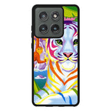 Neon Tiger And Monkey Motorola Moto Edge 2025 Case