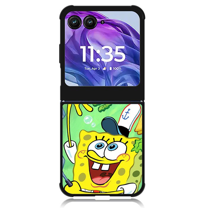 Spongebob Squarepants Krabby Patty Motorola Moto Razr 2024 , Moto Razr 50 Case