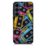 Multicolor Cassette Tape Z0579 Samsung Galaxy S25 FE Case