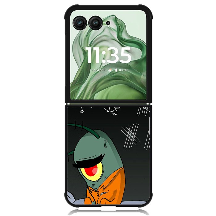 plankton Z0853 Motorola Moto Razr+ Plus 2024/2025 Case, Motorola Razr 50 Ultra/50s Ultra Case