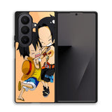 luffy and brother chibi Z0951 Samsung Galaxy Z Fold 7 Case