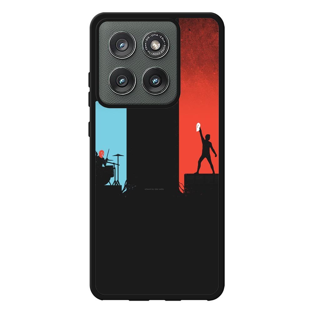 Twenty one pilots red and blue Z0984 Motorola Moto Edge 2025 Case