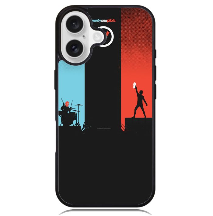 Twenty one pilots red and blue Z0984 iPhone 16 Plus Case