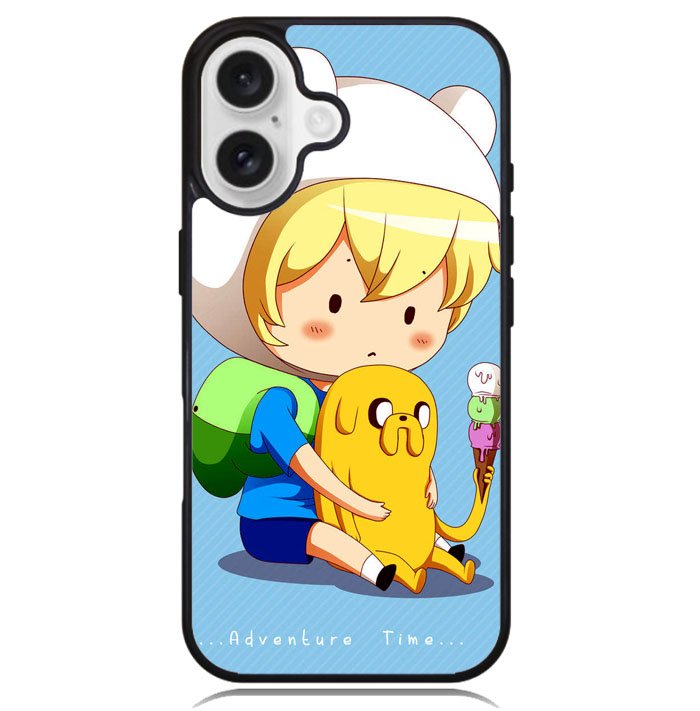 Adventure Time Chibi Finn And Jake Z0988 iPhone 16 Case