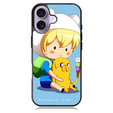 Adventure Time Chibi Finn And Jake Z0988 iPhone 17 Case