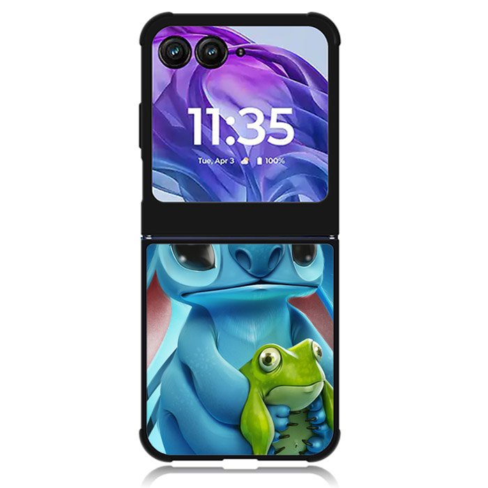 Stitch and frog Motorola Moto Razr 2024 , Moto Razr 50 Case