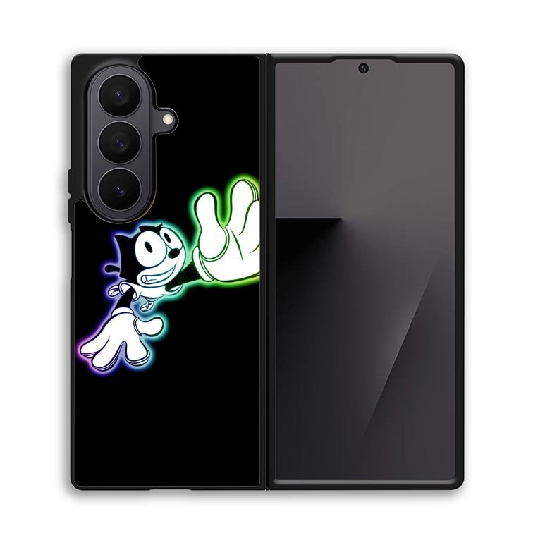 felix the cat glow Z1053 Samsung Galaxy Z Fold 7 Case
