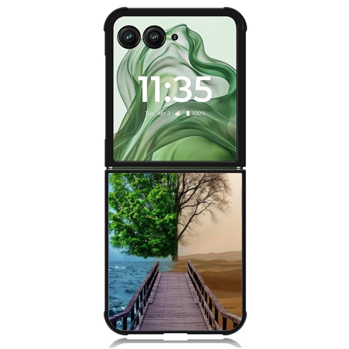 Ocean And Desert Z1130 Motorola Moto Razr+ Plus 2024/2025 Case, Motorola Razr 50 Ultra/50s Ultra Case