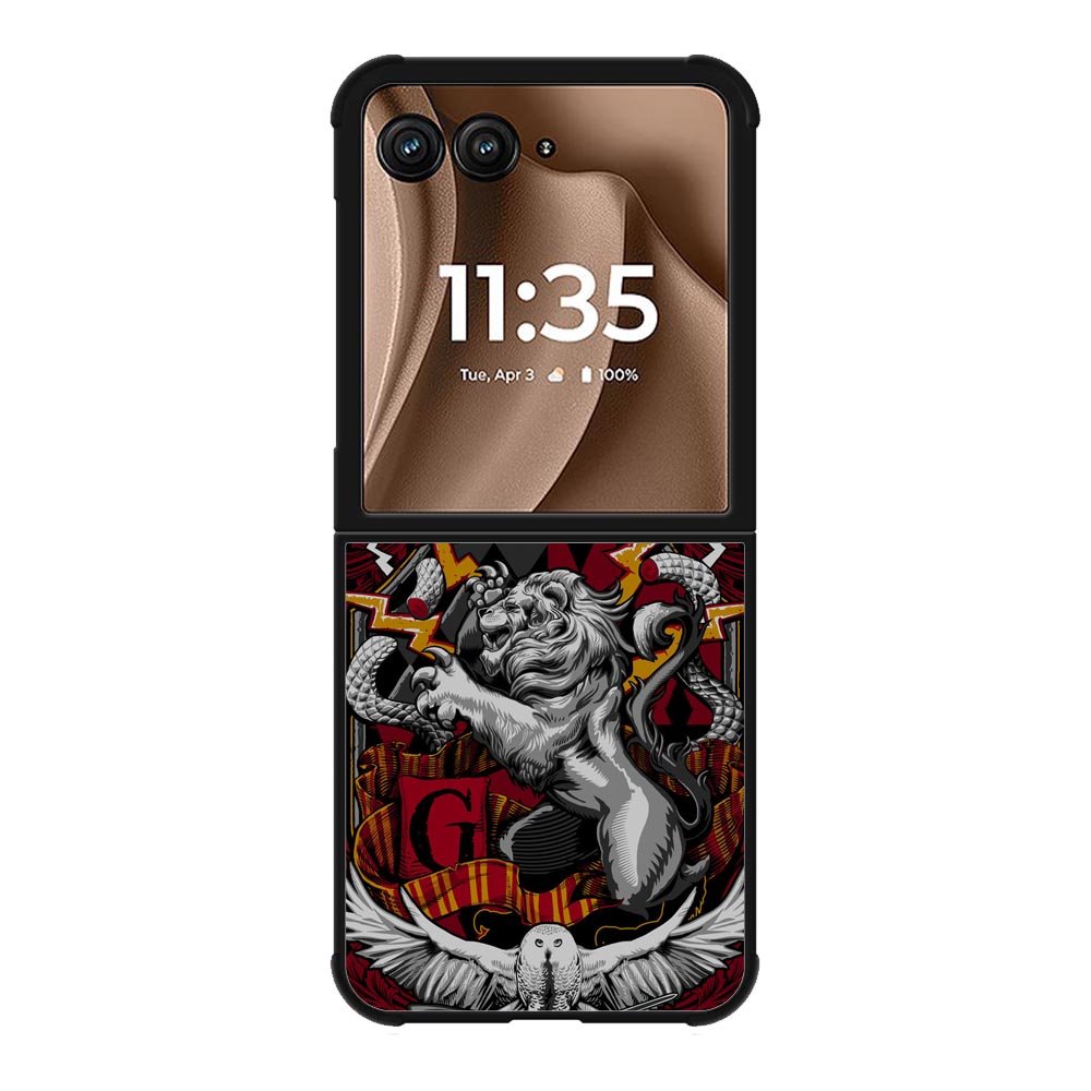 Harry Potter Crest Gryffindor Z1256 Motorola Moto RAZR Plus 2025 Case