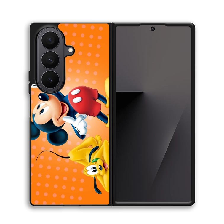 Micky mouse and dog Z1311 Samsung Galaxy Z Fold 7 Case