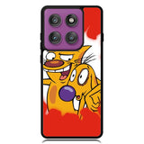 cat and dog Z1329 Motorola Moto Edge 2025 | Moto Edge 60 Fusion | Moto Edge 60 Pro Case