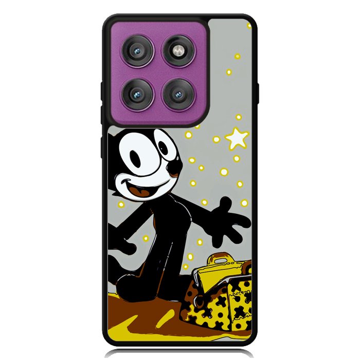 Felix The Cat Dictionary Z1401 Motorola Moto Edge 2025 | Moto Edge 60 Fusion | Moto Edge 60 Pro Case