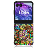All Disney Heroes Stained Glass Motorola Moto Razr 2024 , Moto Razr 50 Case