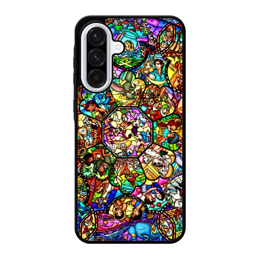 All Disney Heroes Stained Glass Samsung Galaxy A56 Case FE3024