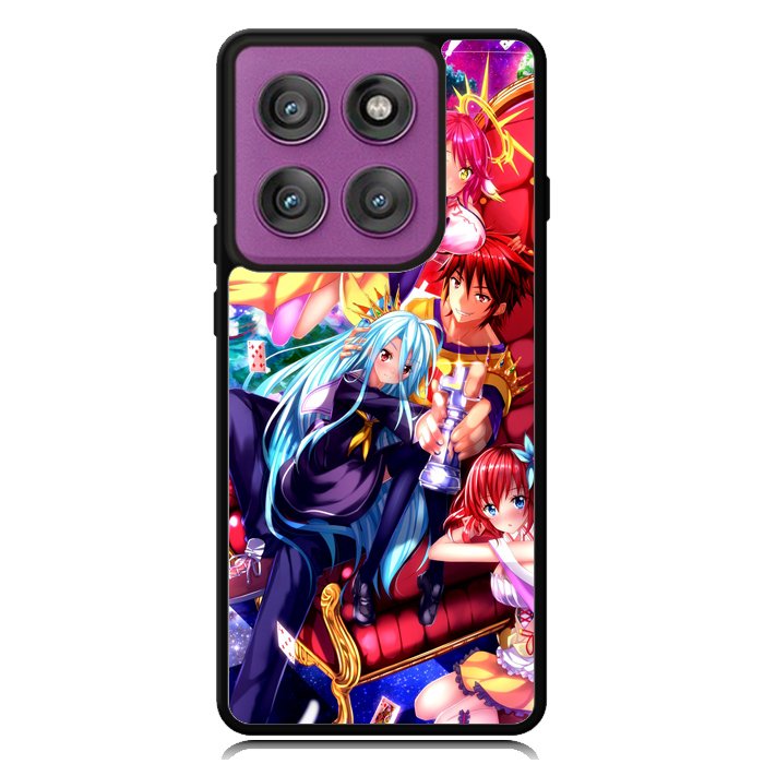 no game no life Z1565 Motorola Moto Edge 2025 | Moto Edge 60 Fusion | Moto Edge 60 Pro Case
