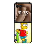 bart simpsons Z1606 Motorola Moto RAZR Plus 2025 Case
