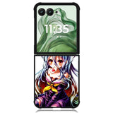 no game no life shiro render Z1645 Motorola Moto Razr+ Plus 2024/2025 Case, Motorola Razr 50 Ultra/50s Ultra Case