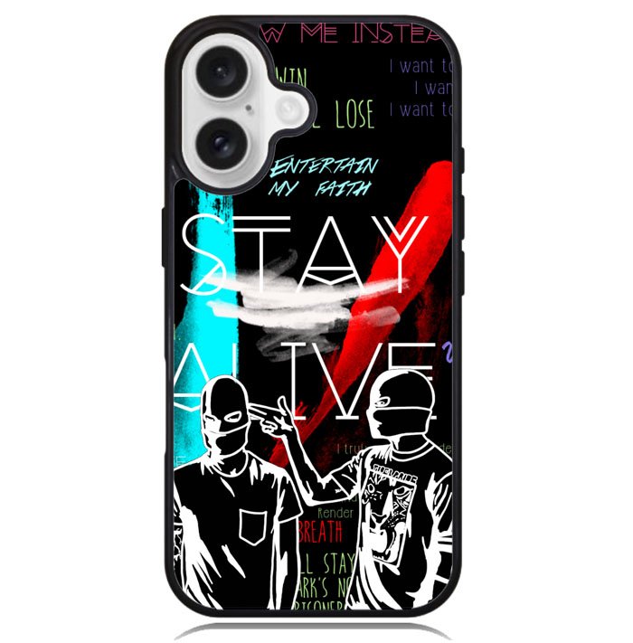 Twenty One Pilots Stay Alive Z2787 iPhone 16 Plus Case