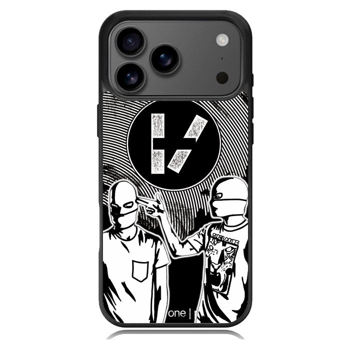 Twenty One Pilots Monochrome Z2800 iPhone 17 Pro Max Case