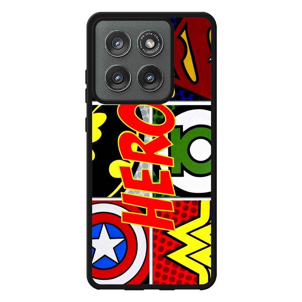 Pop Comic Super Hero Logo Z2840 Motorola Moto Edge 2025 Case