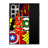 Pop Comic Super Hero Logo Z2840 Samsung Galaxy S24 Ultra 5G Case