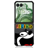 Felix The Cat Dictionary Z2957 Motorola Moto Razr+ Plus 2024/2025 Case, Motorola Razr 50 Ultra/50s Ultra Case