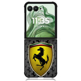Ferrari Logo Z3061 Motorola Moto Razr+ Plus 2024/2025 Case, Motorola Razr 50 Ultra/50s Ultra Case