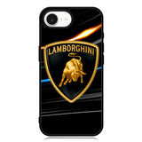 lamborghini logo black iPhone 16e Case FE1243