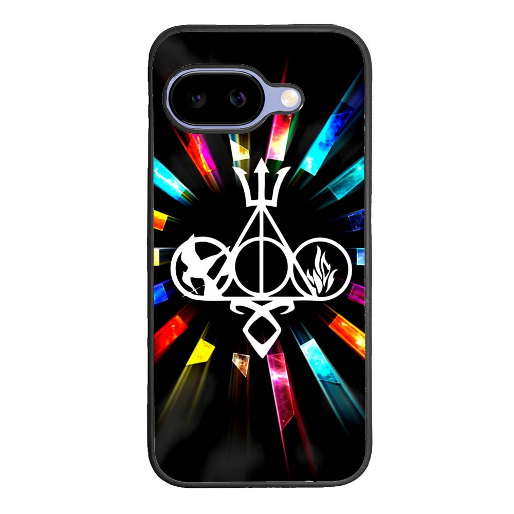 Harry Potter Divergent City of Bones Hunger Games Logo Z3373 Google Pixel 10A Case