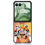 looney tunes cartoons Z3511 Motorola Moto Razr+ Plus 2024/2025 Case, Motorola Razr 50 Ultra/50s Ultra Case